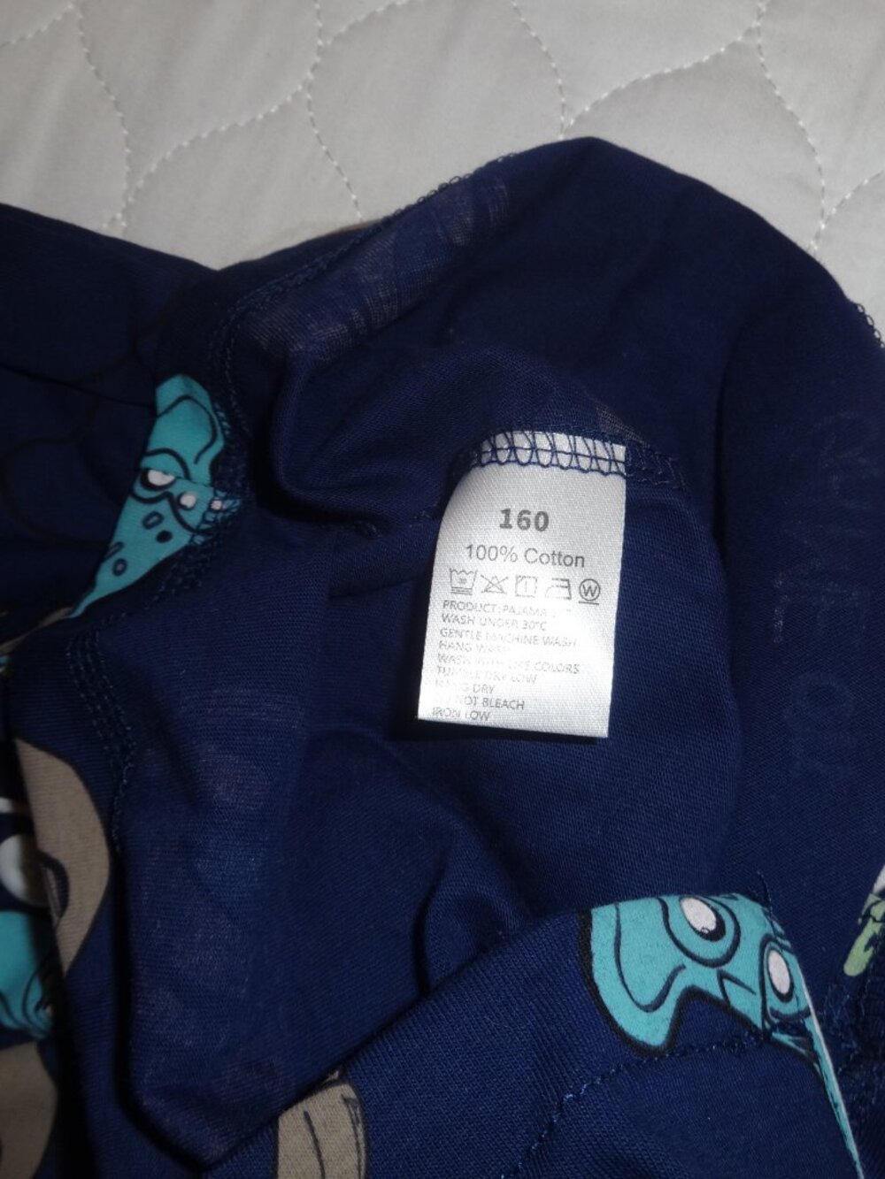 UMEYDA BOYS SUMMER PAJAMA SET SIZE 160 (11-12 YEARS) GAMING THEME - Picture 7 of 8